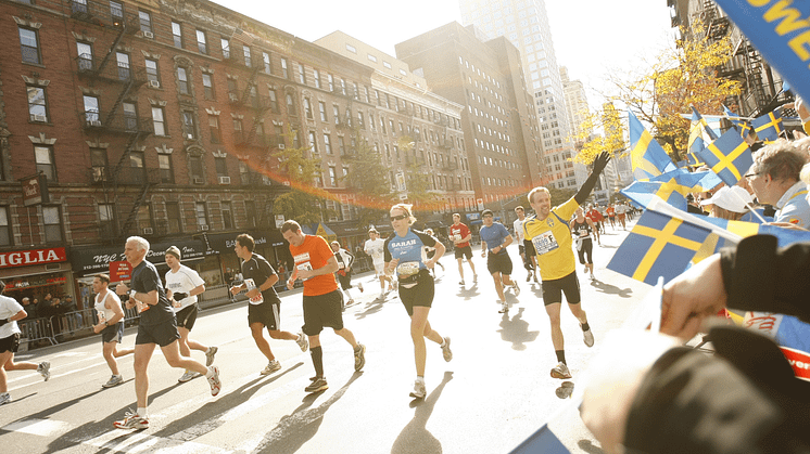 Rekordmånga svenskar springer New York Marathon 2014