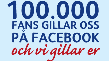 Över 100 000 följer Skånemejerier på Facebook