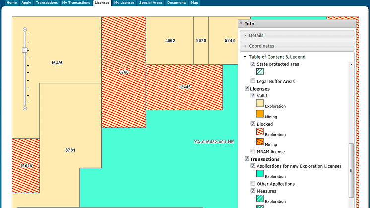 New web-based mining cadastre information services in Mongolia