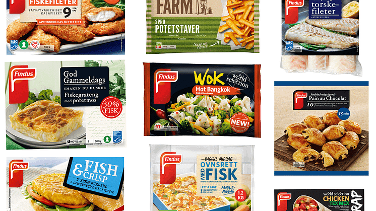 Smakfulle produktnyheter fra Findus