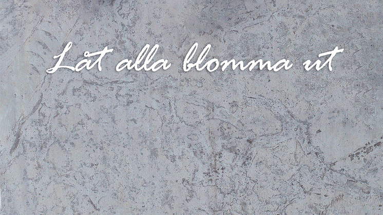 Låt alla blomma ut - regnbågshjärtat växer fram