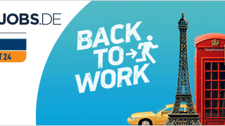 Banner-Motiv Jobs.de "Back to Work"-Kampagne