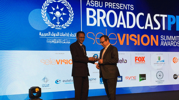 Eutelsat recognised by Arab States Broadcasting Union’s Broadcast Pro Middle East awards as Satellite Operator of the Year