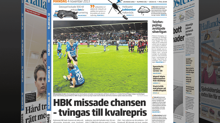 Hallandsposten är först i Sverige med att erbjuda läsarna ett 80 års digitalt tidningsarkiv.