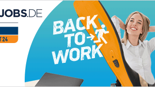 Banner-Motiv Jobs.de "Back to Work"-Kampagne