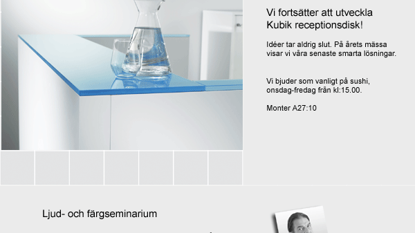 Ljud- och färgseminarium på Stockholm Furniture Fair