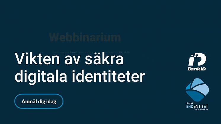 Webbinarium tillsammans med BankID