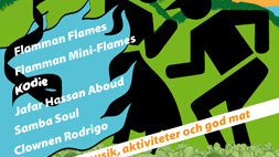 Ungdomar planterar musik och dans i Kroksbäcksparken 