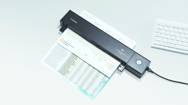 Canon lanserar ny ultrakompakt, portabel scanner för bildhantering på språng
