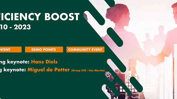 Efficiency Boost is the key information event for finance professionals in Belgium 