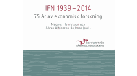 Nya böcker om Institutet för Näringslivsutveckling, IFN, tidigare IUI, som fyller 75 år