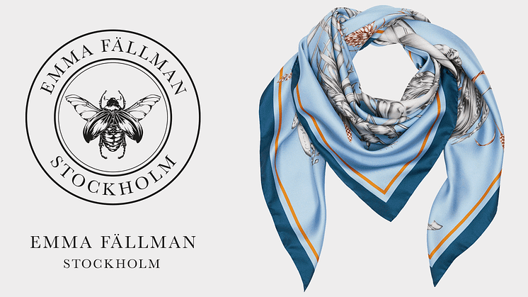 Emma Fällman Stockholm släpper ny kollektion av prisbelönt sidenscarf