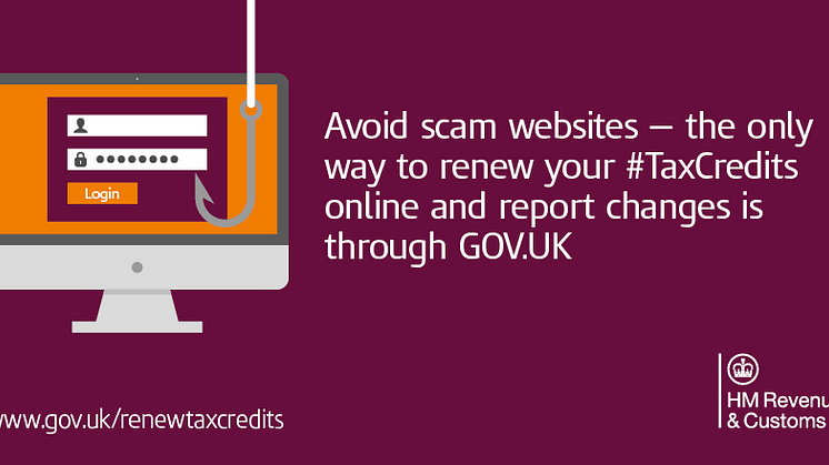 Scam emails double during tax credits renewal period
