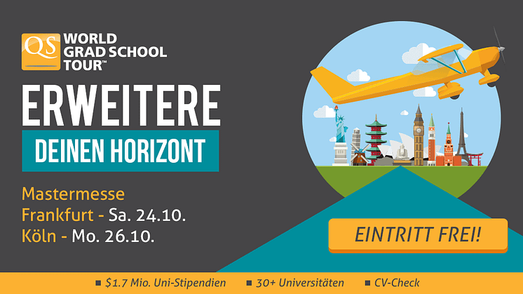 QS World Grad School + MBA Tour geht in eine neue Runde