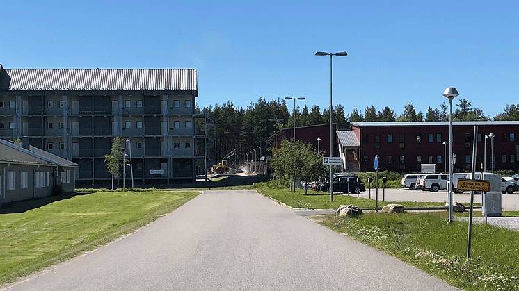 Nu skapas nya gång- och cykelvägar i närheten av universitetet på Berget.    Foto: Hanna Wimander