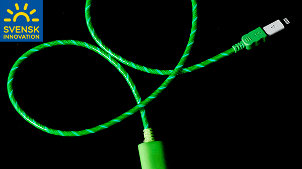 USB-kabel med synlig ström, The Mini Pac 