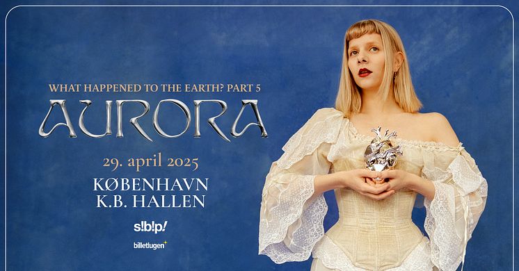 Norske AURORA inviterer til popfest i K.B. Hallen