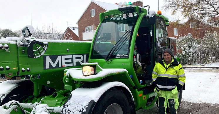 Magnus Ivarsson med Merlo P50.18