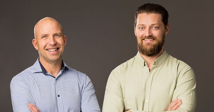 Manfred Gustafsson och Niclas Lindner, Projekt- och Installationsledare på ALFRED Consulting.