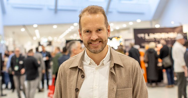Henrik Johansson, CEO Easyfairs Nordic. Easyfairs Nordic announces the acquisition of the stand building business at Kistamässan