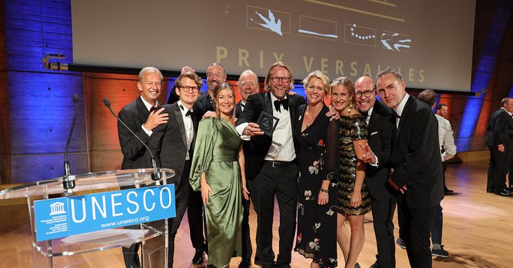 Fr v: Clas Darvik Niehku, Axel Darvik Niehku, Alex Taylor (konferencier)  Charlotte Darvik Niehku  Patrik Strömsten Niehku, Erik Nissen Johansen Stylt, Elisabeth Johansen Stylt, Carolina Dyrö Stylt, Andreas Hagersjö Stylt, Magnus Stenberg Stylt.