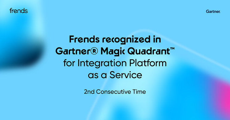 Frends erkänns för andra året i rad i Gartner® Magic Quadrant™ for Integration Platform as a Service.