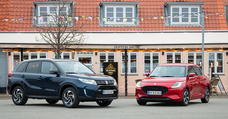 Suzukis nytårsshow afholdes i weekenden den 4. – 5. januar, hvor man kan opleve den opgraderede Vitara-model og høre mere om attraktive leasingpriser på den nye Suzuki Swift.  