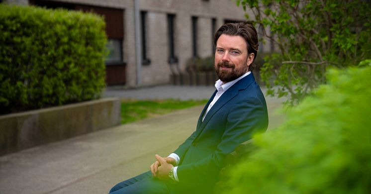 Joar Hagatun, porteføljeforvalter i Kron fra Storebrand. Foto: Storebrand