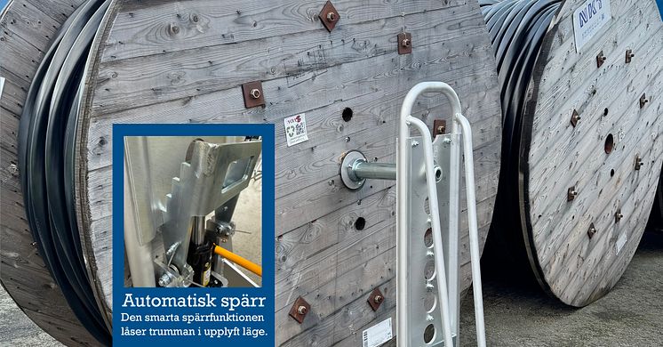 Aluminiumtrumbock med smart spärrfunktion