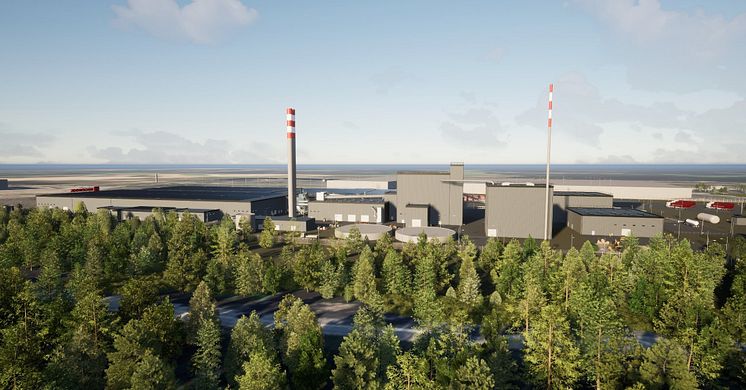 Uuden tehtaan 3D-visualisointi