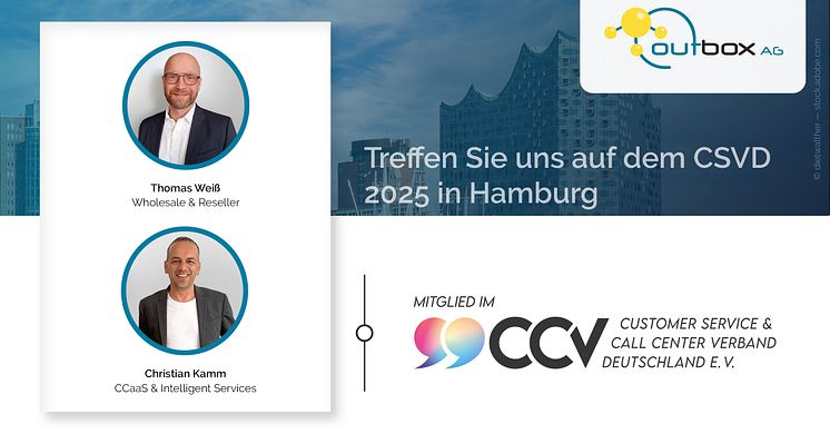 Outbox AG auf dem Customer Service Vision Day in Hamburg