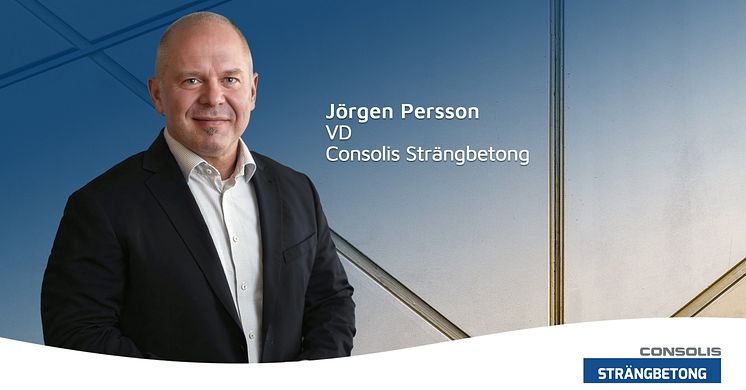 Jörgen Persson har utsetts till ny vd för Consolis Strängbetong