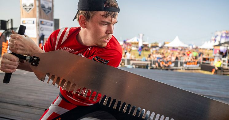 Bo Andersen og de danske atleter er klar til en ny sæson af TIMBERSPORTS®. 