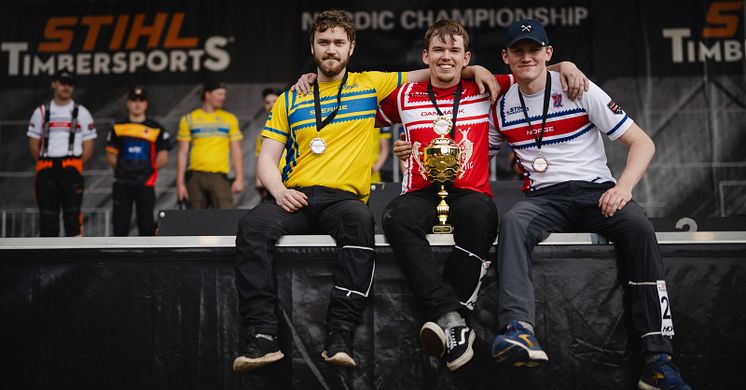 Bo Andersen forsvarer sin titel og vinder de Nordiske Mesterskaber 2025 i STIHL TIMBERSPORTS®.