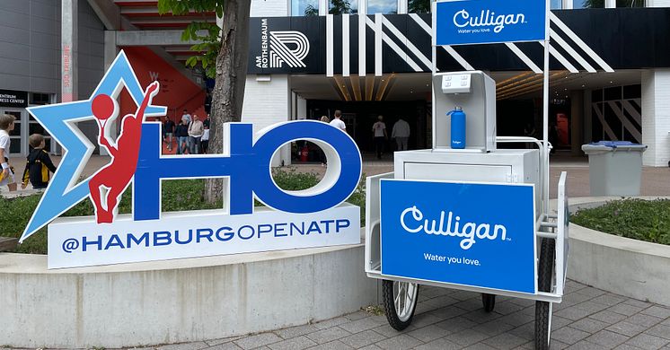 Bitpanda Hamburg Open 2025: Culligan Deutschland ist offizieller Wasserpartner des Turniers
