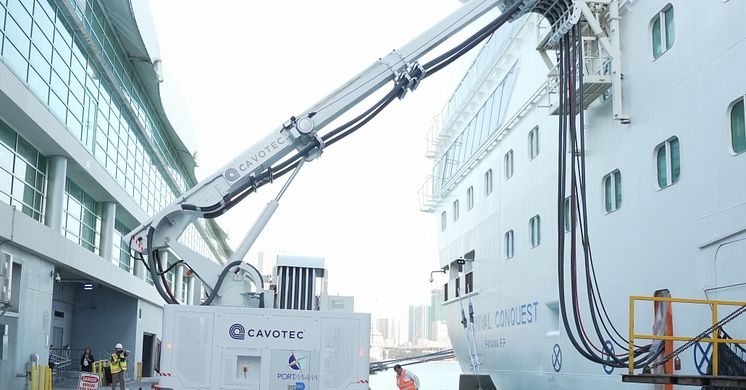 Cavotec signs EUR 1.55 million shore power order for Port of Antwerp-Bruges cruise terminal