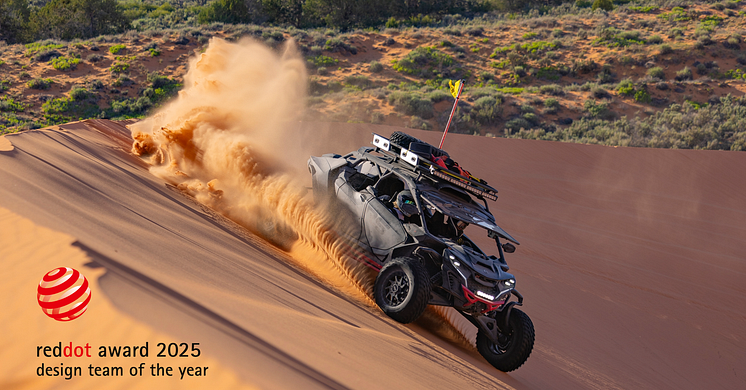 Can-Am Maverick R MAX, Red Dot winner 2025