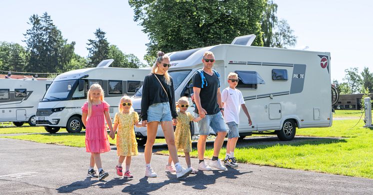 Campingglede på Topcamp Bogstad i Oslo. En populær destinasjon for både små og store gjester – midt mellom marka og hovedstaden.