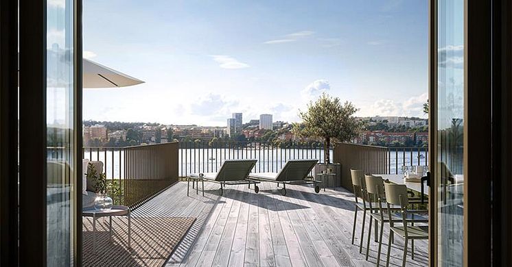 Patriam har inlett byggnation av Ljusablick på Lilla Essingen, Stockholm. 