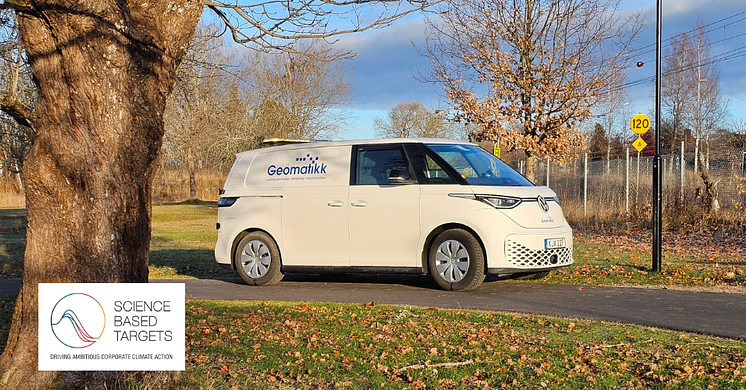 Geomatikk-gruppens klimatmål godkända av SBTi