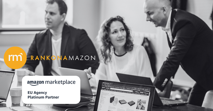 Amazon-strategerna Carl Helgesson, Jennifer Schönknecht och Johan Hallberg på Rankona Mazon för att sälja på Amazon