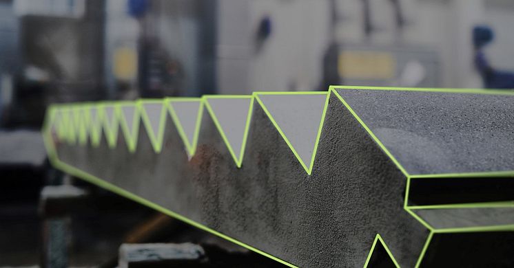 Nu utökar Consolis Strängbetong sitt Green Spine Line®-sortiment, certifierade produkter och lösningar med klimatförbättrad betong, med en trappa med 30% lägre koldioxidutsläpp. 