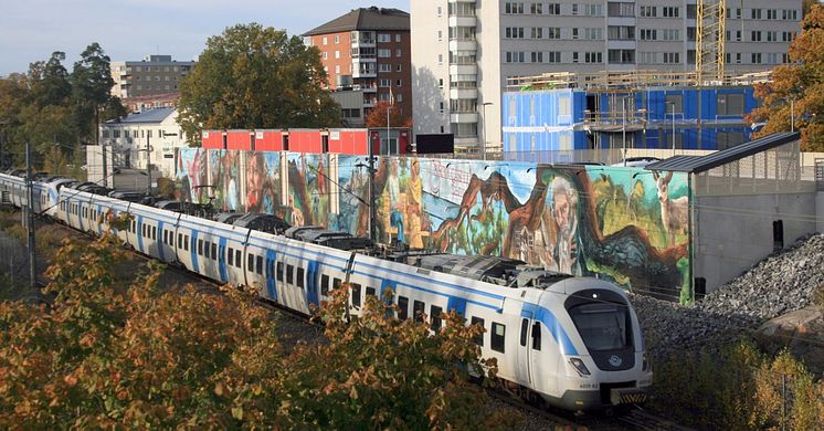 Nu inviger vi muralmålningen i Trångsund