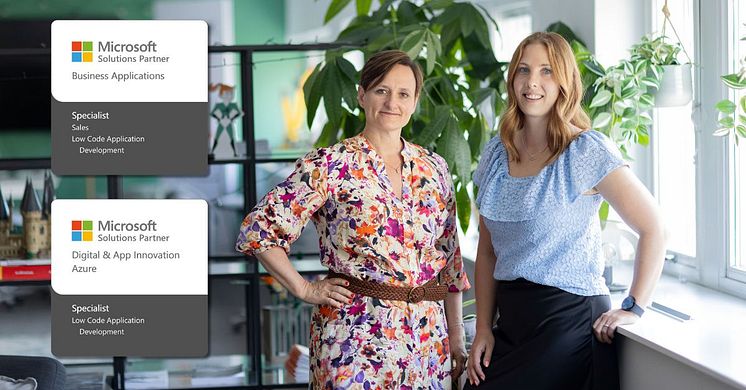 Kathrine Hogseth, CEO CRMK och Denise Norenius, COO CRMK