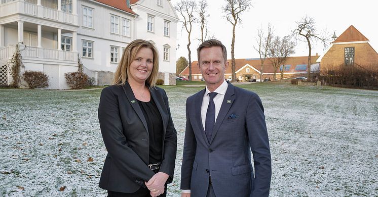 Driftsleder Anja Beisland & Administrerende direktør Stephen Meinich-Bache 