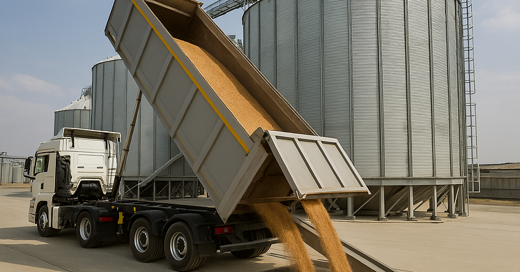 seepage of bulk material
