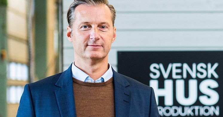 Stefan Holmberg, VD och koncernchef på Svensk Husproduktion AB, satsar på två nya affärsområden