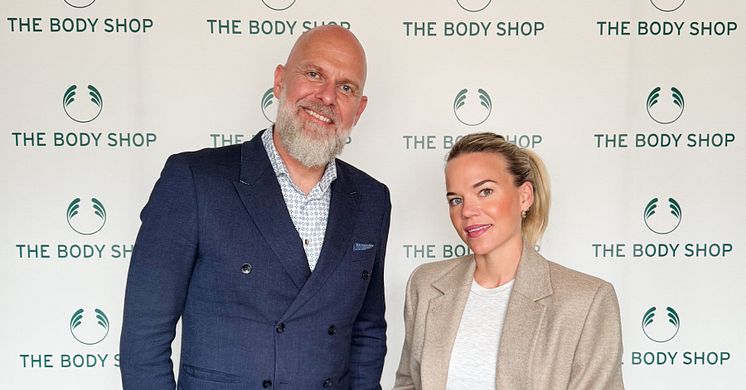 Mark Hermann, CEO, og Mille Christensen, General Manager Norge – sammen leder de The Body Shop ind i en ny æra med skandinavisk samarbejde.