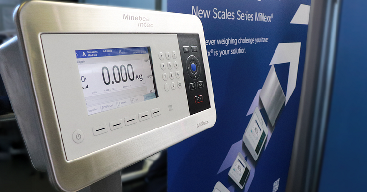 Nowe wskaźniki wagowe MiNexx® zapewniają maksymalne bezpieczeństwo procesu, kompatybilność z systemami informatycznymi i pros