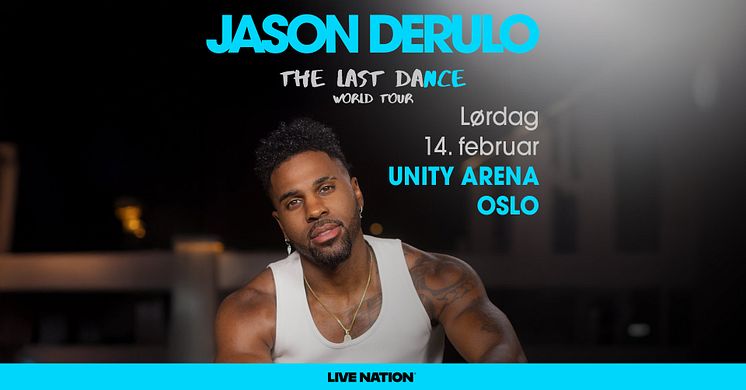 JASON DERULO TIL OSLO PÅ VALENTINES DAY!